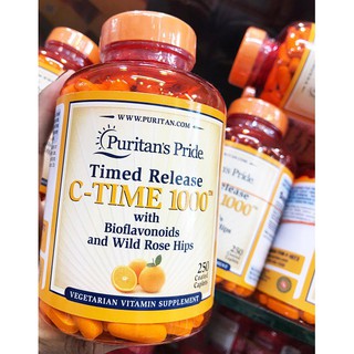 Puritans Pride Vitamin Vitamin C-1000 mg with Rose Hips Time Release 1000 mg 250 Caplets