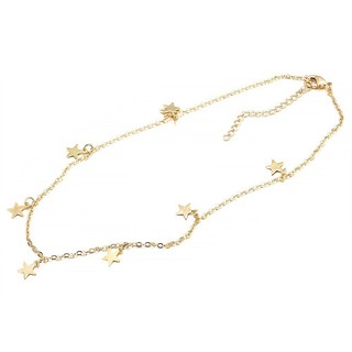 1Pcs Women Gifts Choker Nice Necklace Chocker Star Gold Chain Simple Jwelry