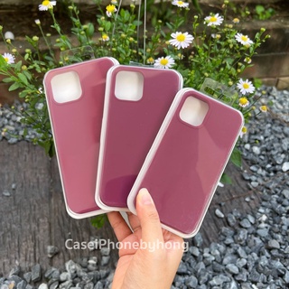 🔥เคสกำมะหยี่มีโลโก้ สีไวน์ สำหรับเคสมือถือ i13 mini Pro Promax,7 8 plus,SE2,X XR XSmax,11 Pro Max,12 mini Pro Max🔥