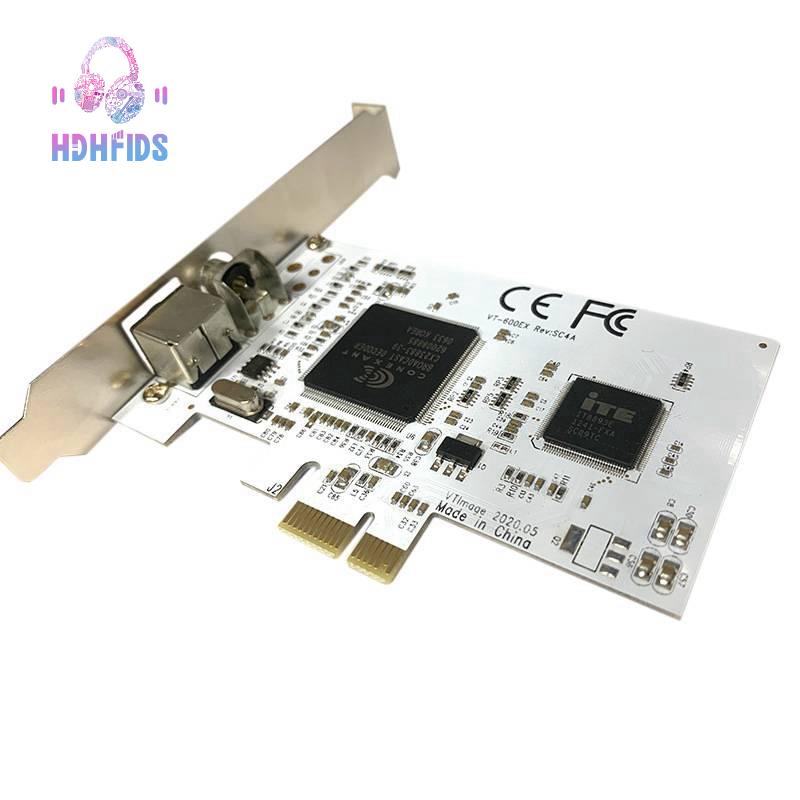 PCI-E Expansion Card PCIE to AV Surveillance HD 640X480 Resolution Video Capture Card Built-in CX23881 Chip #5