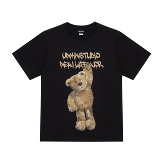 เสื้อยืดผ้าฝ้ายพิมพ์ลายแฟชั่น Brown Bear เสื้อยืด Brown Bear Oversize T-Shirt