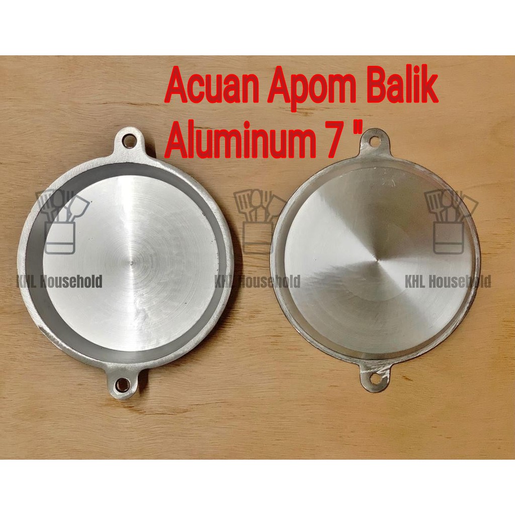Kuali Apom Balik Aluminium 7 นิ้ว /Acuan Apam Balik Aluminium/Aluminium Pancake Mould /Ping kuih บ้า
