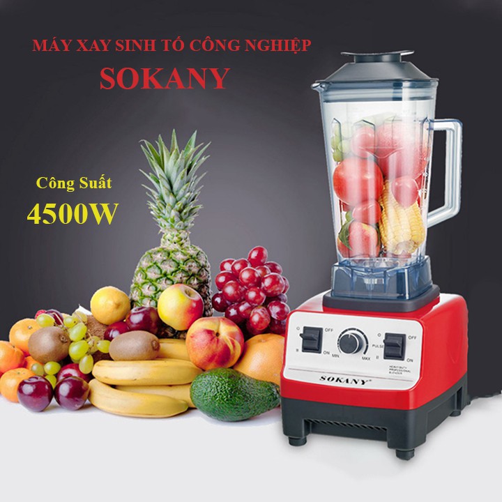 SOKANY เครื่องปั่นผลไม้ เครื่องปั่นอุตสาหกรรม โซคานี 4500ว