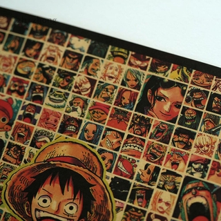 Zhizhong Lxsometimes โปสเตอร์ ลายการ์ตูนอนิเมะ One Piece สําหรับตกแต่งภายใน บาร์ คาเฟ่