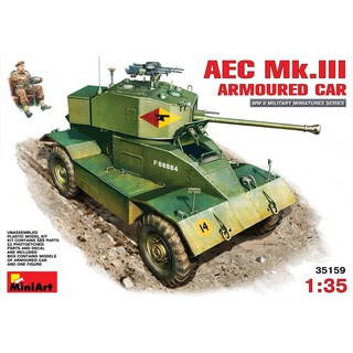 โมเดลรถหุ้มเกราะ MiniArt 1/35 MI35159 AEC Mk.III Armoured Car