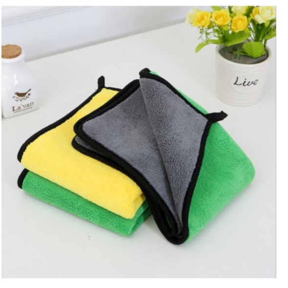 ผ้าไมโครไฟเบอร์ 3D ผ้าเช็ดรถ หนานุ่มพิเศษ ขนาด 30x40 / 40x40 / 40*60 หนา / 60*90 หนา 700/800GSM  ผ้าเช็ดทำความสะอาด - รูปที่ 5