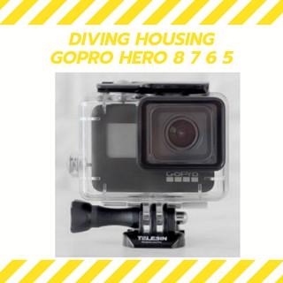 🇹🇭Housingเคสกันน้ำ40เมตร*แถม*จอทัชสกีนGopro 9 8 7 6 5 Hero black