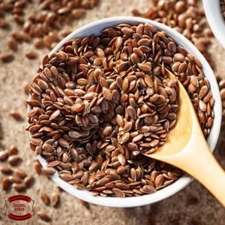 เมล็ดแฟลกซ์ ออร์แกนิค / Organic Flaxseed / Flax Seed สีน้ำตาล คีโตทานได้ KETO น้ำหนัก 200 กรัม 500 กรัม และ 1 กิโลกรัม