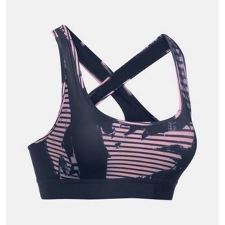 ของใหม่! Under Armour บรา ออกกำลังกาย Womens sports bra อันเดอร์ อาเมอร์ Crossback Deboss Band