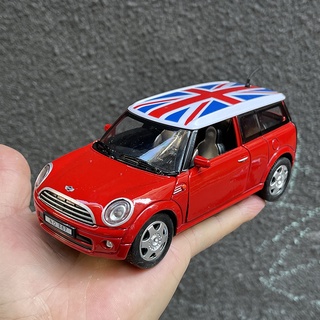 โมเดลรถยนต์ B-M-W Mini Cooper​ ขนาด 1:32 ของเล่นสําหรับเด็ก ❤ เปิดประตู ❤ สว่างขึ้น ❤ เสียงเครื่องยนต์