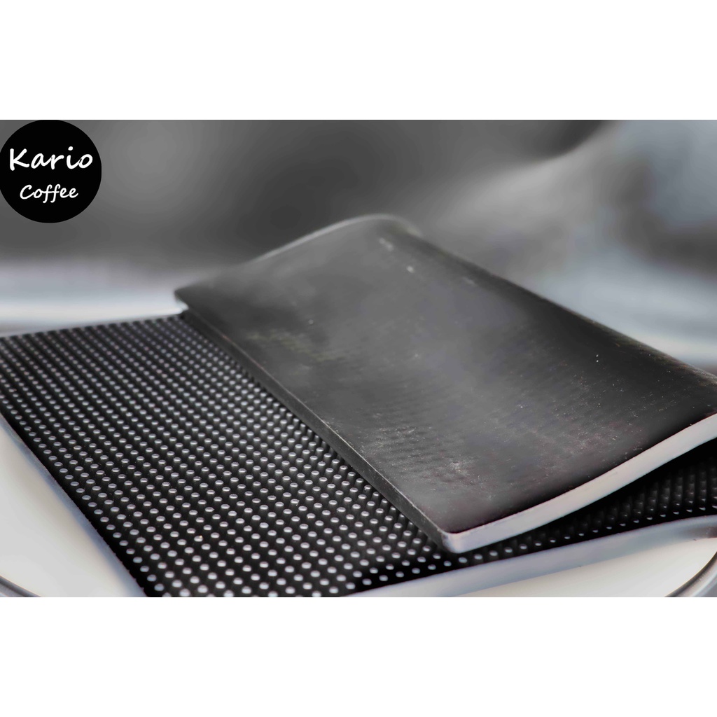 สินค้าพร้อมส่ง ✔ แผ่นยางบาร์กันลื่น บาร์แมท ยางกันลื่น แผ่นกันลื่น แผ่นยาง รองกาแฟ Bar Mat สำหรับบาร์กาแฟ แผ่นยางรองเชคเ - รูปที่ 2