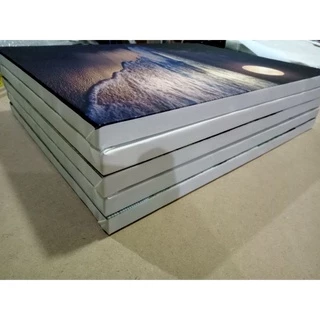 กรอบรูป กรอบลอย กรอบภาพระบายสีตามตัวเลข(รับทำตามขนาด) หน้าไม้2ซม