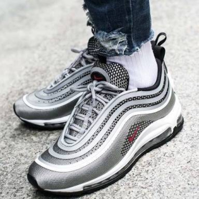 พร้อมส่ง! Nike Air Max 97 Ultra 17 Silver Bullet ของแท้ 100%