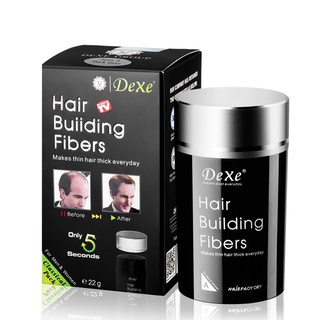 Dexe Hair Building Fiber ไฟเบอร์เพิ่มผมหนา ปิดผมบาง ขนาด 22 กรัม