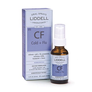 Liddell Homeopathic Cold and Flu Spray 1 fl oz บรรเทาอาการหวัด