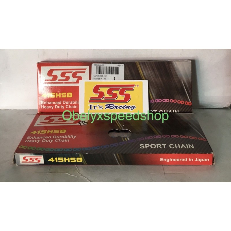 โซ่ SSS HSB 415-130L สีน้ําเงิน-น้ําเงิน