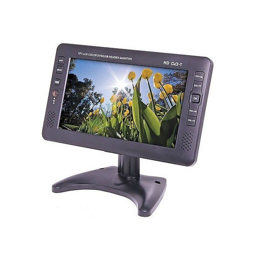 TV Portable for DVB-T2 9'' รุ่น TV003 ดูได้ทั้งในรถ และ ในบ้าน