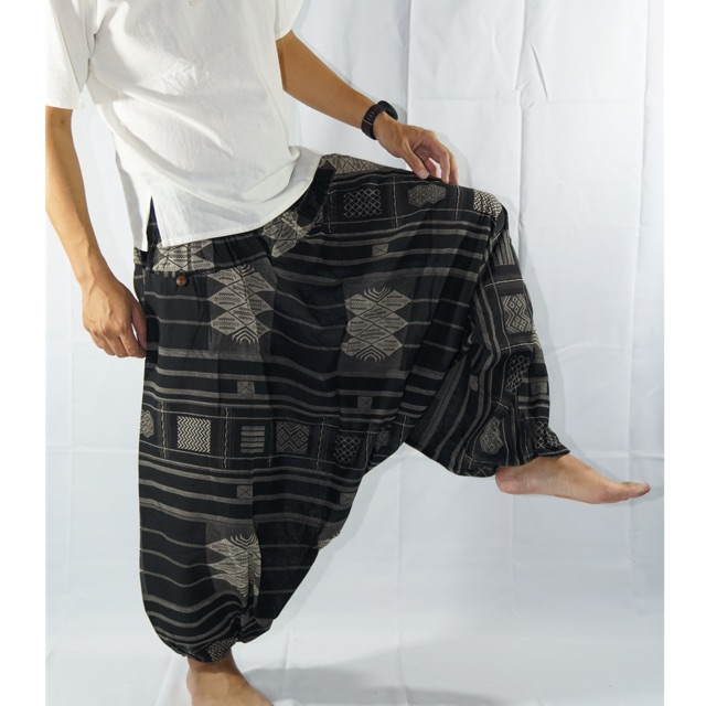 Thai cotton pants กางเกงม้งขายาว