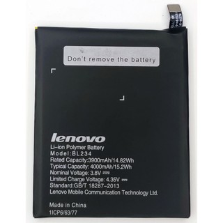 แบตเตอรี่ Lenovo P70/A5000/P1MA40 (BL234) รับประกัน 3 เดือน แบต Lenovo P70/A5000/P1MA40