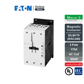 EATON DILM170(RAC240) แมกเนติก 3P, 380V 400V 90 kW, RAC 240:190 - 240 V 50/60 Hz,AC Operation,Screw Terminals