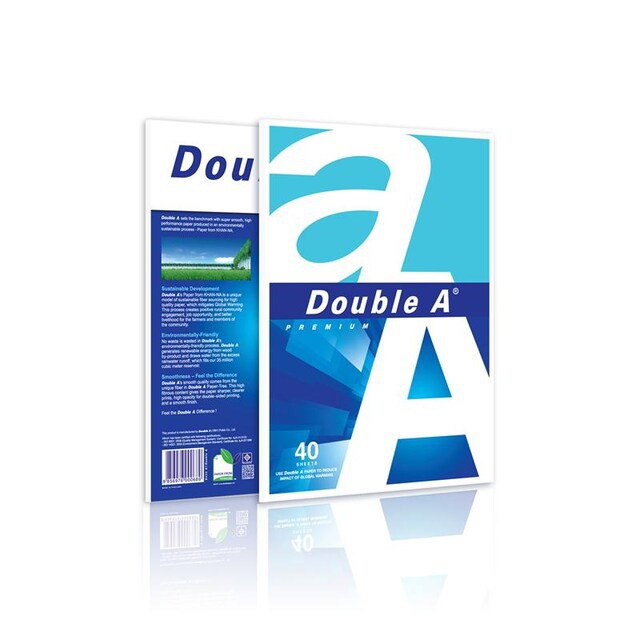 KTS(SALE)กระดาษ Double A 80 Gsm ขนาด A4 (จำนวน 1 รีม 500 แผ่น)