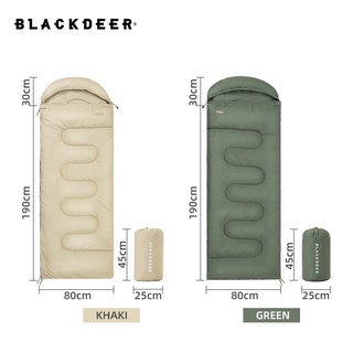 ถุงนอน Blackdeer Cotton Sleeping Bag ถุงนอนผ้าฝ้าย ผิวนุ่ม น้ำหนักเบา พกพาสะดวก เหมาะสำหรับอุณหภูมิ 5-15 C