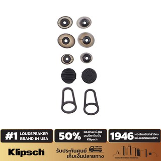 Klipsch T5 Sport BLACK  จุกหูฟังสำรอง 3 คู่, Earwing 1 คู่ และ Cable Management 1 คู่