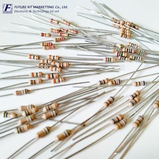 ตัวต้านทาน (Resistor) 2.2-100 โอห์ม 20ตัว/แพ็ค