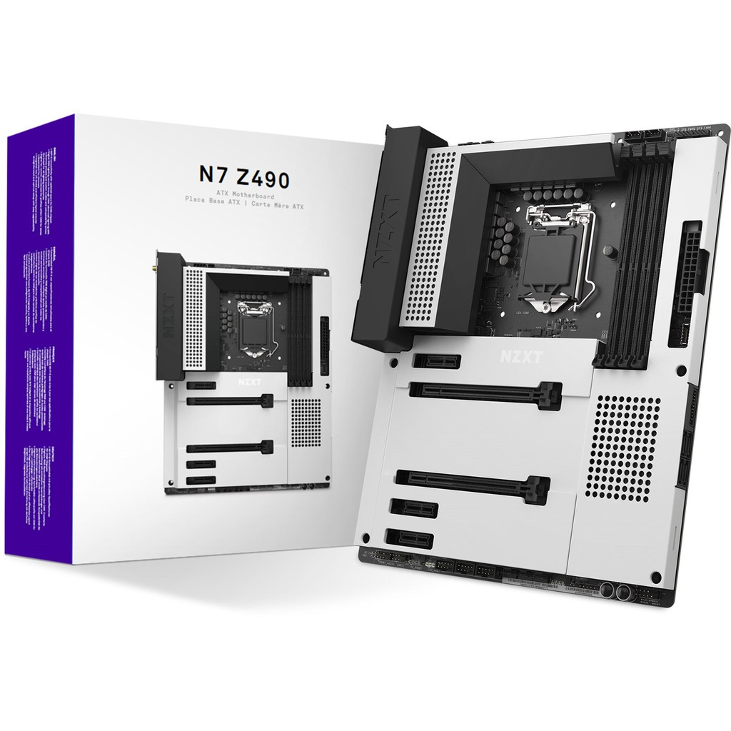 MAINBOARD NZXT N7 Z490 LGA1200 Intel Z490 Gaming Motherboard with Wi-Fi and CAM Features
