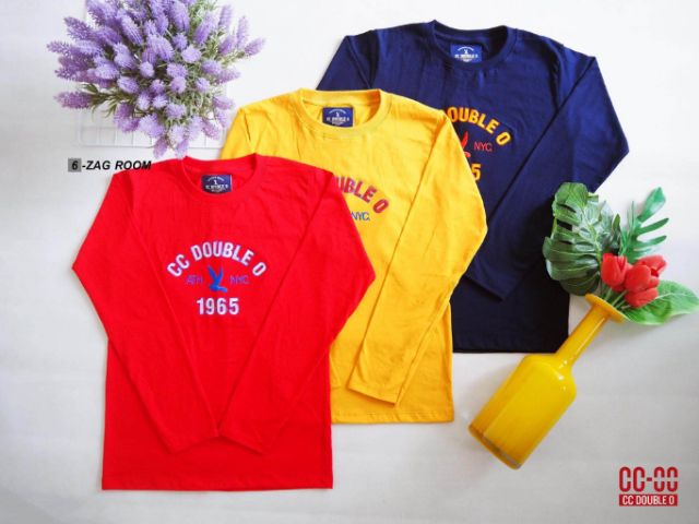 เสื้อยืดแขนยาว CC DOUBLE O งานปัก LONG 01   สินค้าขายดี ( SMLXL) ราคา ถูกที่สุด ดีลบีเคเค แกลเลอรีภาพที่ 3