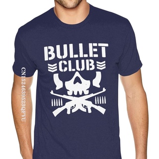 [COD]เสื้อยืดคอกลม ผ้าฝ้าย พิมพ์ลายกราฟฟิค Bullet Club สไตล์พังก์ สําหรับผู้ชายS-5XL