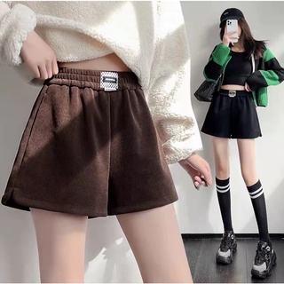 กางเกงขาสั้นผ้าลูกฟูก CORDUROY BANDED WAIST SHORTS