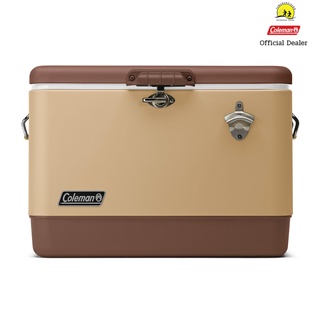 Coleman  JP 54 Qt Steel Belt Cooler Butternut (Model 2161177)กระติกใส่น้ำแข็ง