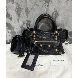 BALENCIAGA MINI CITY หมุดทองใหญ่ แท้100%