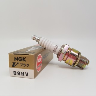 หัวเทียนเข็ม NGK V GOLD PALLADIUM รุ่นGP1000,GP125,TR100,Sanshiroซันชิโร่ แท้ NGK SPARK PLUG MADE IN JAPAN (B8HS,BR8HIX)