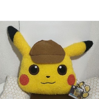 ุตุ๊กตาDetective Pikachu Big Face Cushion หมอนอิงหน้าใหญ่