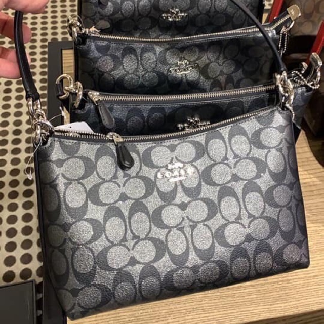 LEWIS SHOULDER BAG IN SIGNATURE CANVAS (COACH F89201 )