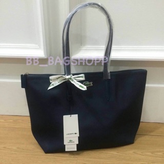 Lacoste Tote Bag  (outlet) สีกรมท่า