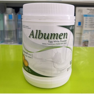 พร้อมส่ง**Albumen ผงโปรตีนไข่ขาว อัลบูเมน 450 กรัม