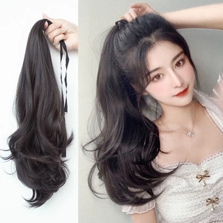 𝐆𝐈𝐂 พร้อมส่ง แฮร์พีชหางม้า แบบลอนคลาย สไตล์เกาหลี จีน ลอนเป็นธรรมชาติ สีสวยมี3เฉด ยาว50เซน