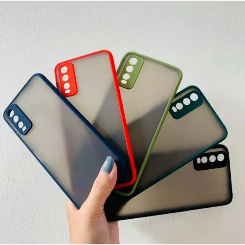 ตัวป้องกันเลนส์กล้องสีลูกกวาด itel Case VIVO V19/V20/V20se/S1pro/Z1/Z1pro