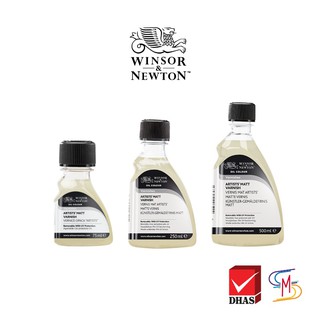 สื่อผสมสีน้ำมันแมทวานิช ขนาด 75ml, 250ml, 500ml (MATT VARNISH) Winsor &amp; Newton