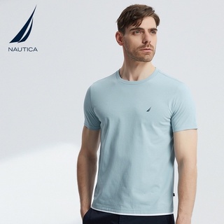 Nautica / Nordica ใหม่ เสื้อยืดลําลอง แขนสั้น คอกลม สําหรับผู้ชาย TO2216S-5XL