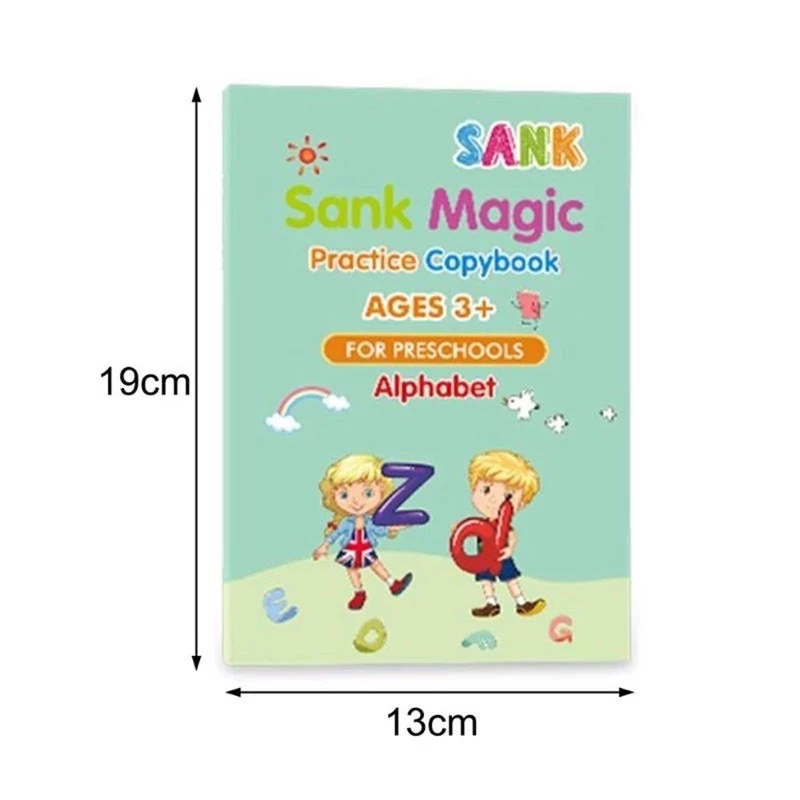 พร้อมส่งจากไทย หนังสือฝึกเขียน สมุดคัดลายมือ  สมุดหัดเขียน ฝึกเขียน ฝึกวาดรูป คณิตศาสตร์ นับเลข พร้อมปากกาล่องหน !! thumbnail 8