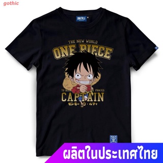 gothic ร์ตูนพิมพ์ฤดูร้อน ย์เสื้อยืด เสื้อยืดวันพีช One Piece 1028-BK LUFFY One Piece สไตล์แฟชั่นที่เรียบง่าย