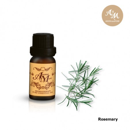Aroma&More  Rosemary Essential Oil 100% France น้ำมันหอมระเหยโรสแมรี่ ฝรั่งเศส หอมสดชื่น เพิ่มสมาธิ ลดไมเกรน 10/30ML