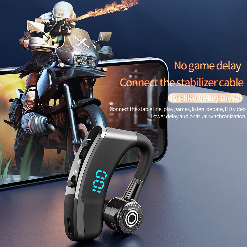 Tzuzl V9S หูฟังอินเอียร์ไร้สาย บลูทูธ 5.2 กันน้ํา ลดเสียงรบกวน
