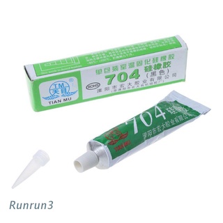 Run กาวซิลิโคน 704 Rtv กาวยางซิลิโคนสีดํา 45กรัม