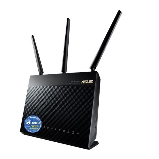 ASUS  ROUTER (เราเตอร์) RT-AC68U DUAL BAND Wireless-AC1900  WI-FI ROUTER (by Pansonics)