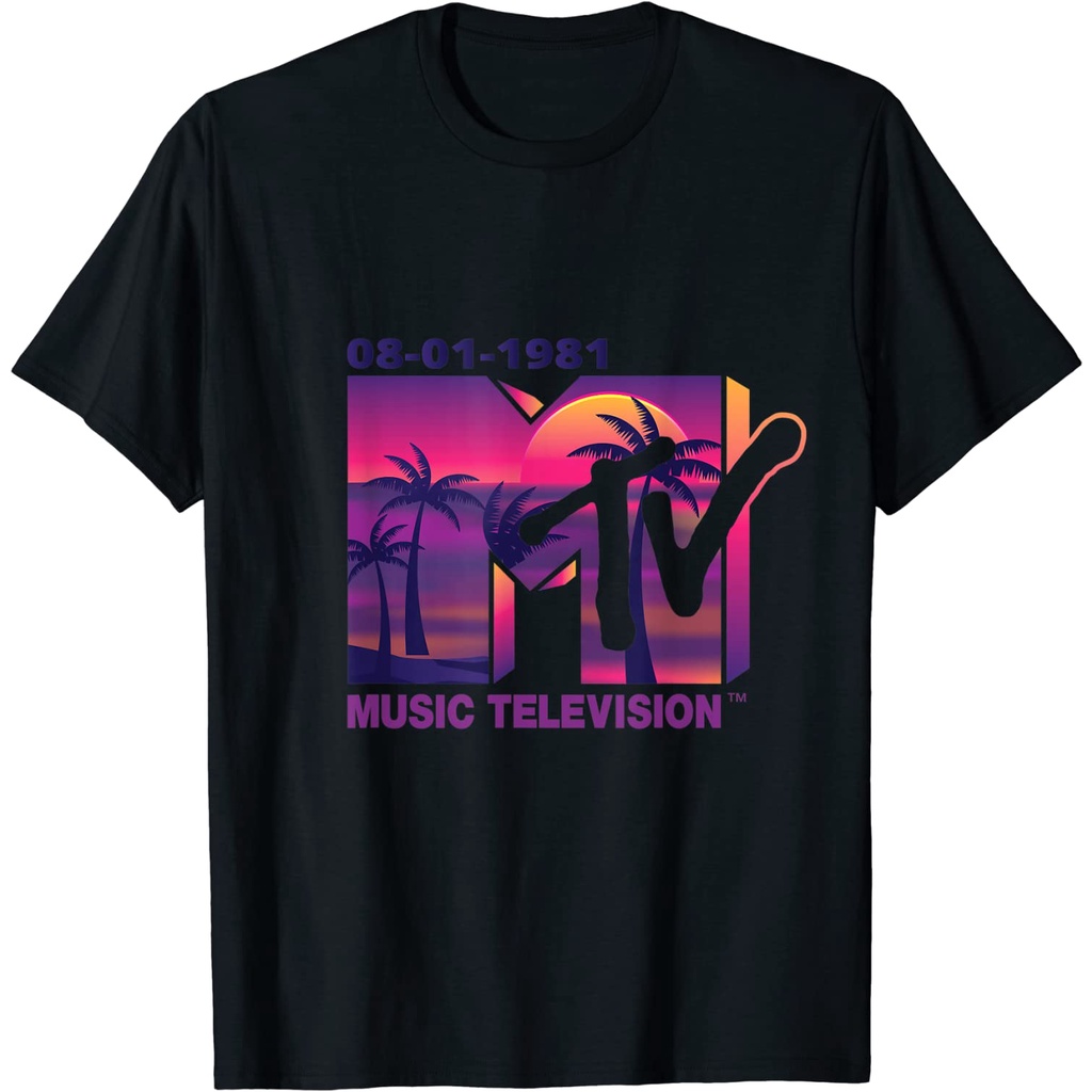 ผู้ใหญ่ Men& 39;s Women& 39;s เสื้อยืด Print Design Mademark x MTV - โลโก้ MTV อย่างเป็นทางการ 1981 